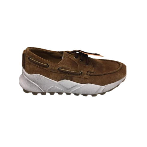 Scarpa stringata Uomo scamosciata Cognac Voile Blanche- Francavilla Moda